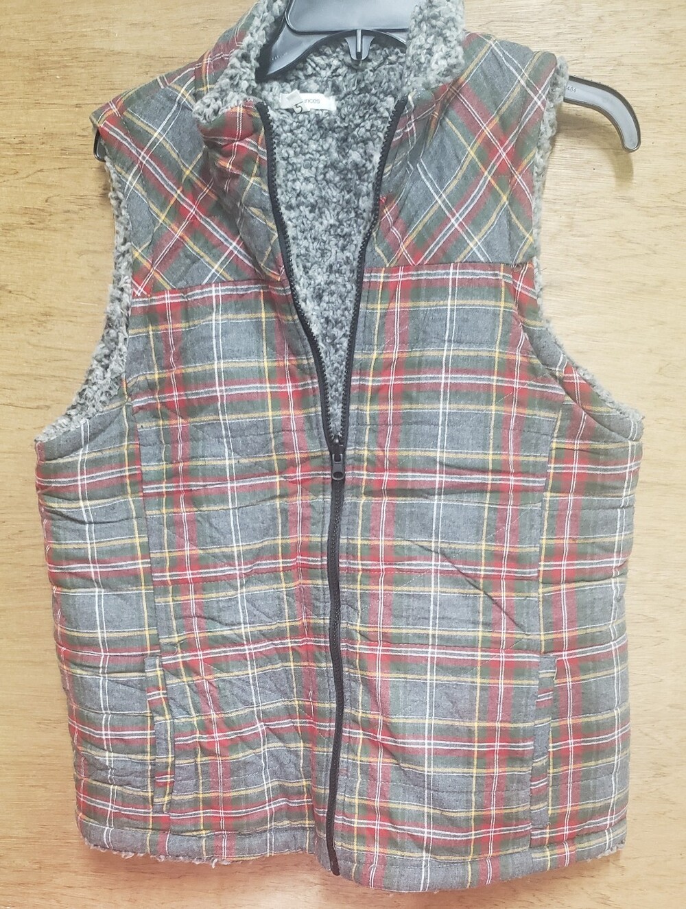 Maurices Plush Sherpa Reversible Full Zip Vest XL